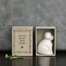 Mini boîte chien - Never walk alone
