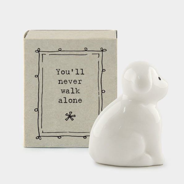 Mini boîte chien - Never walk alone
