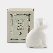 Mini boîte chien - Never walk alone