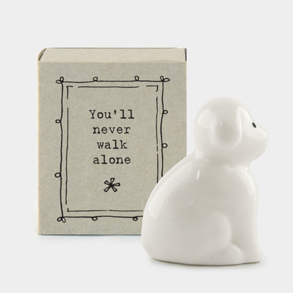 Mini boîte chien - Never walk alone