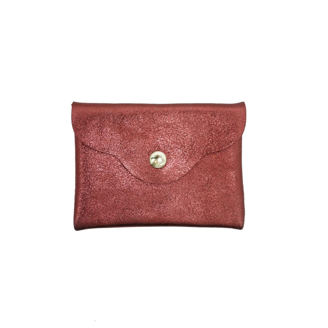 Porte-carte en cuir - GM Rouge