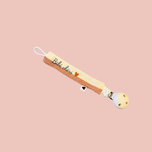 Attache-tétine "Bébé chéri"- Rayures larges