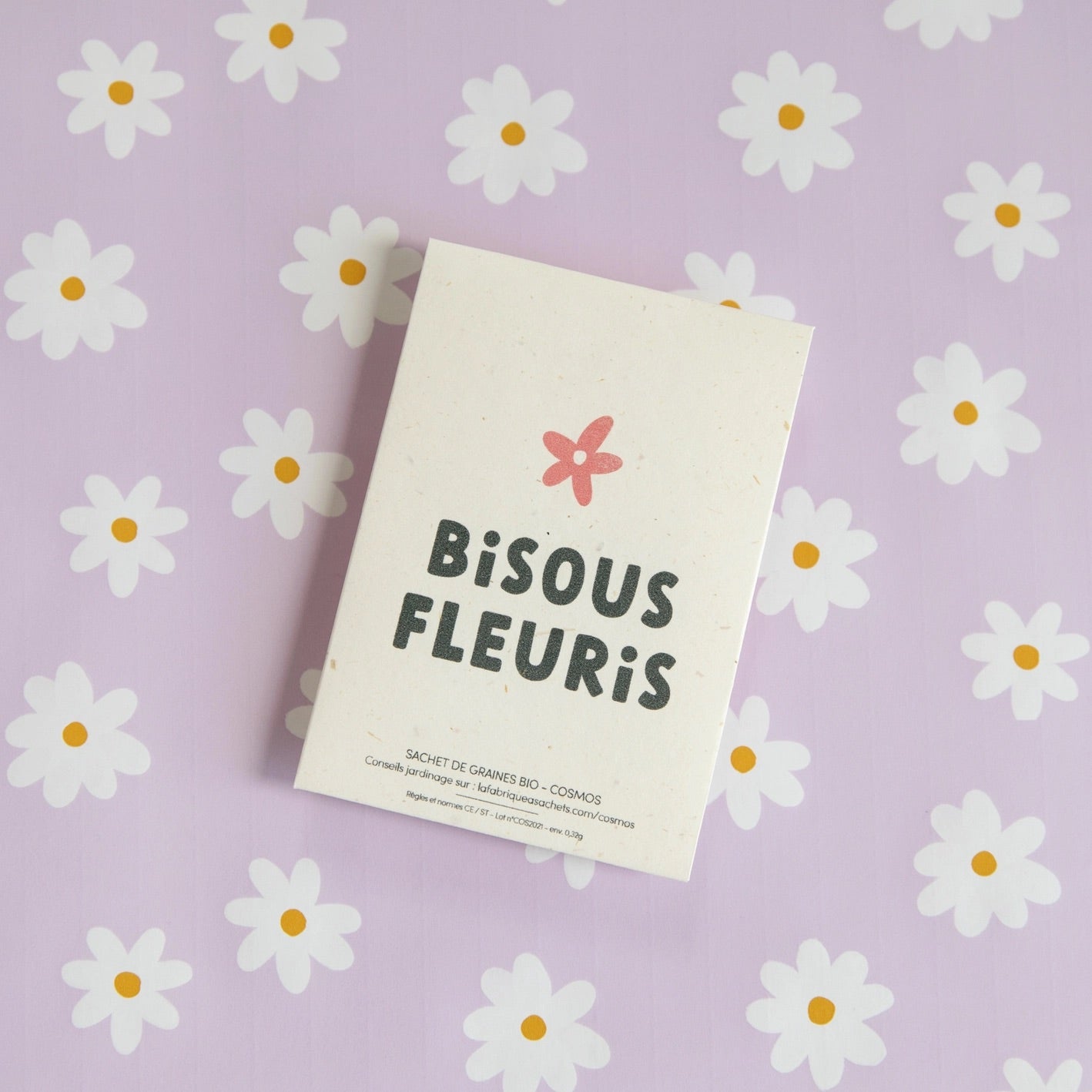 Sachet de graines - Bisous fleuris