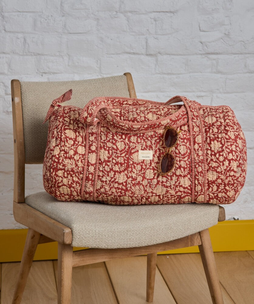Sac weekend - Anjali cerise