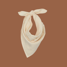 Lange / petit foulard gaze de coton - Petits carreaux