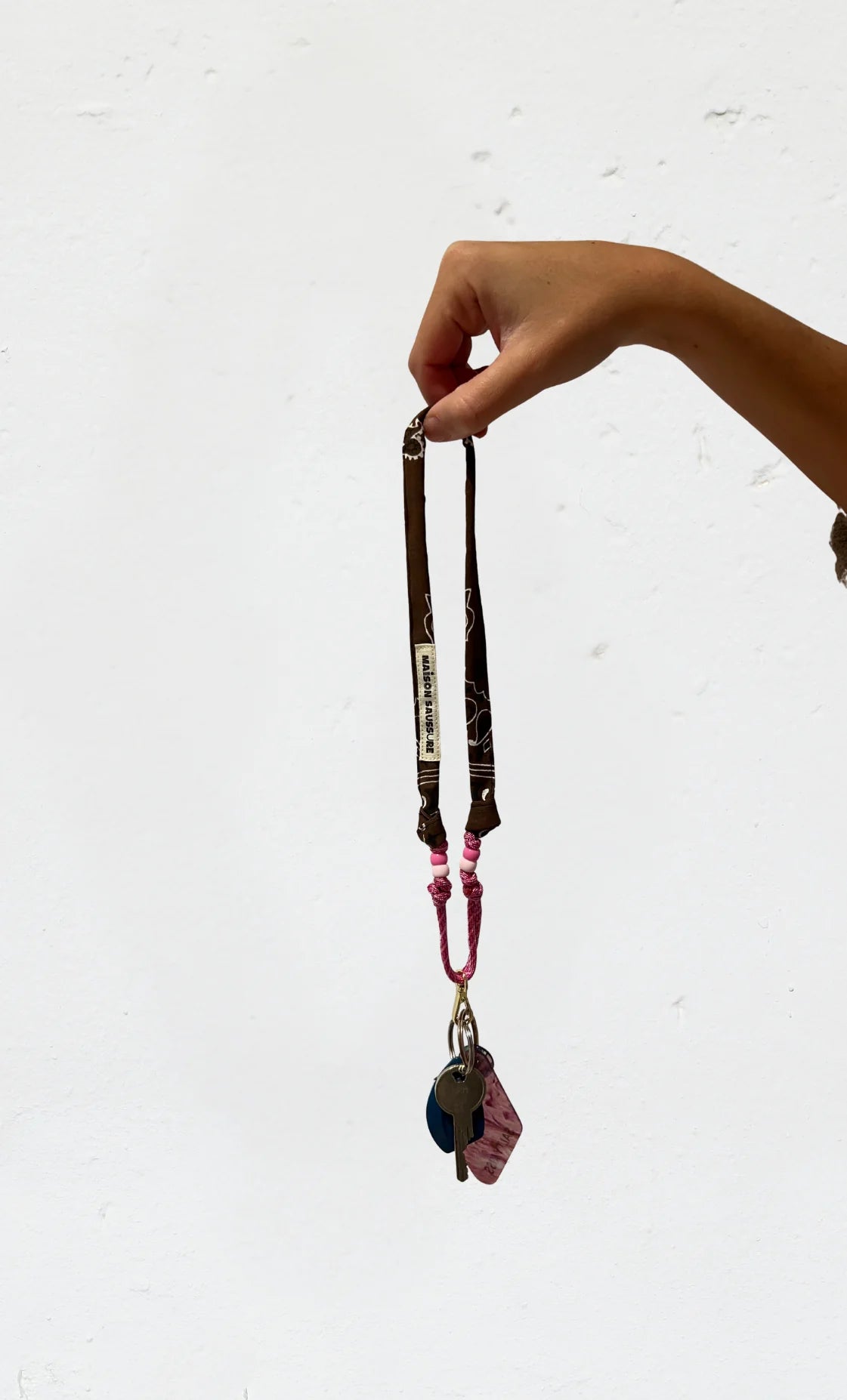 Mini cordon bandana - Chocolat