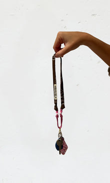 Mini cordon bandana - Chocolat