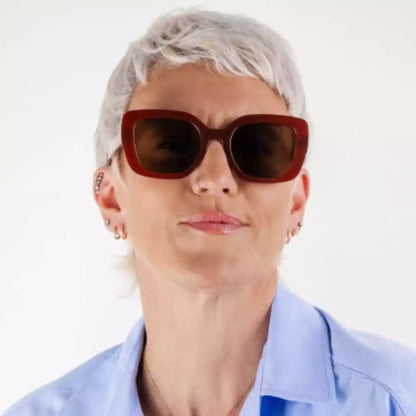 Lunettes de soleil Ophelia - Bordeaux