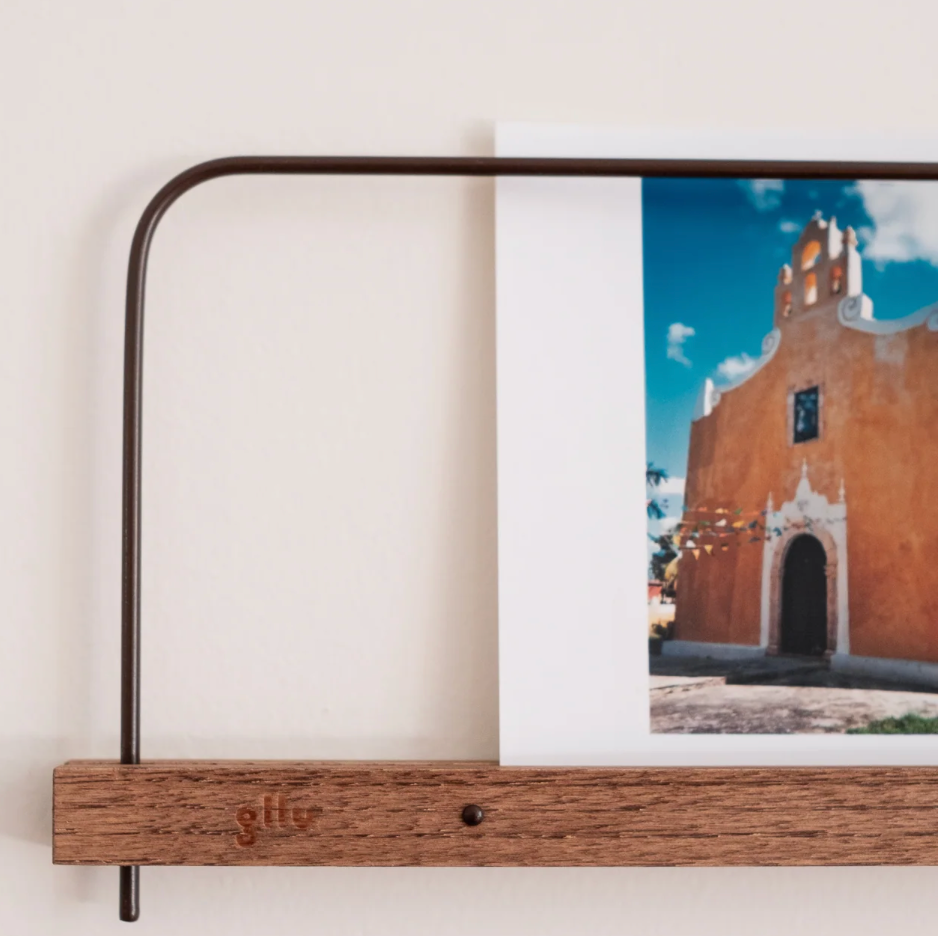 Lot de 2 étagères Gllü 20cm - Brun