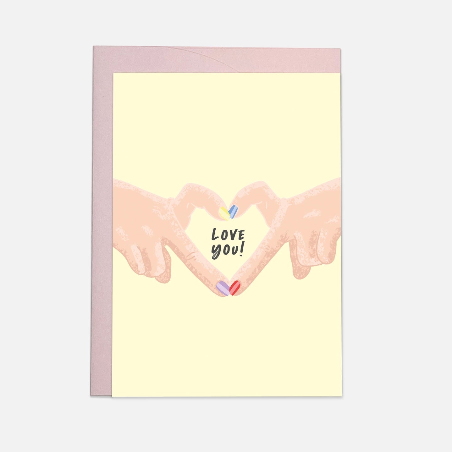 Carte - Love you doigts