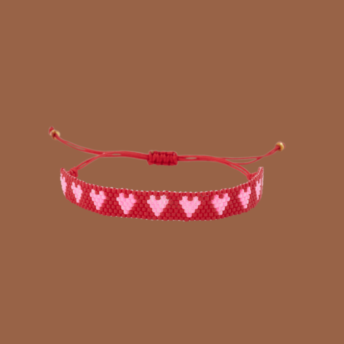 Bracelet de l'amour - Rouge et rose