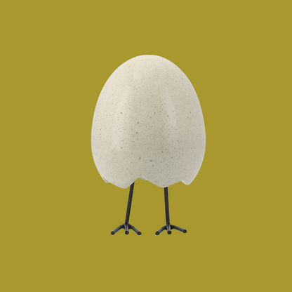Petit poussin en céramique - Vanille