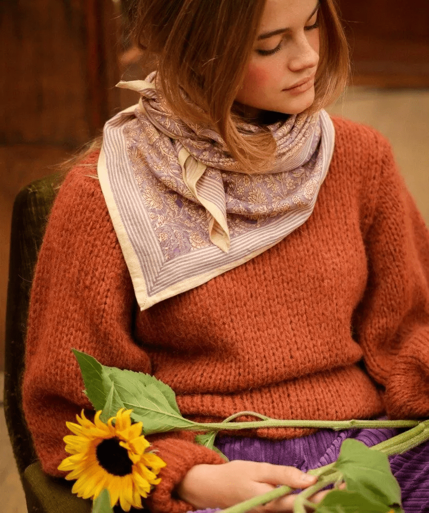 Foulard - Anjali Lilas