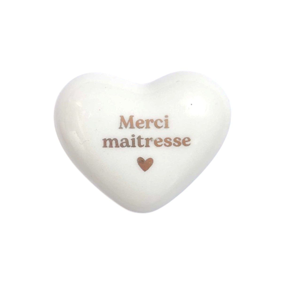 coeur porte-bonheur - Merci maitresse