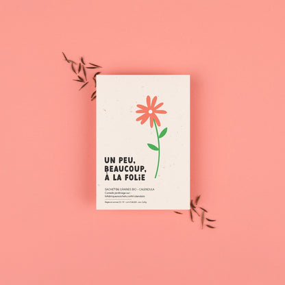 Sachet de graines - Un peu, beaucoup, à la folie