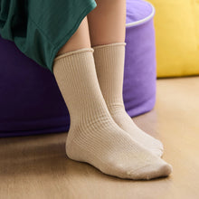 Chaussettes pailletées 36/40 - Beige