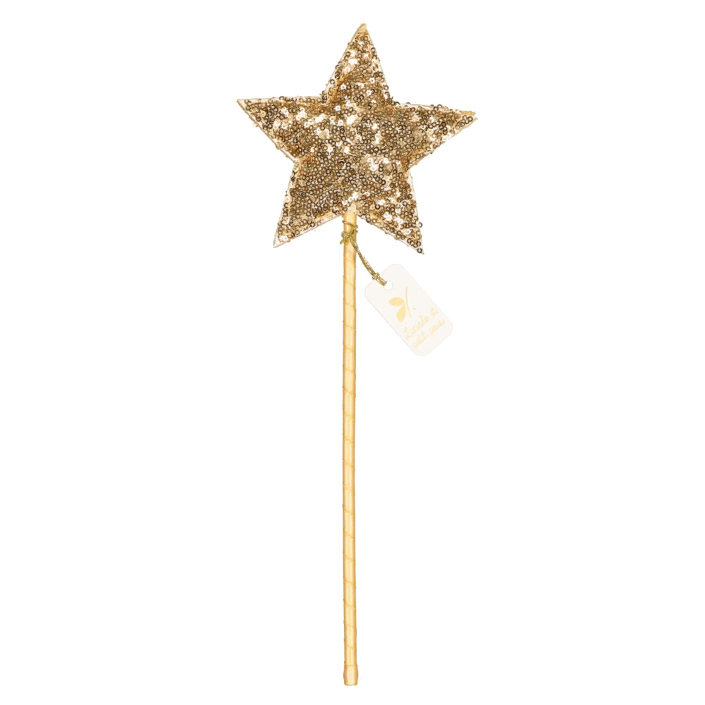 Baguette magique sequins or