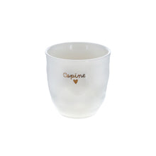 Tasse message - Copine coeur gold