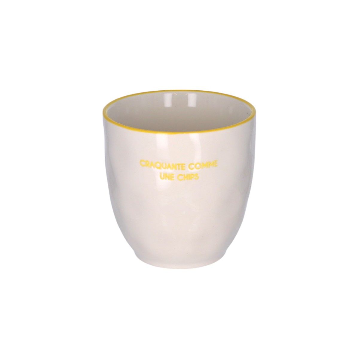Tasse message - Craquante comme une chips