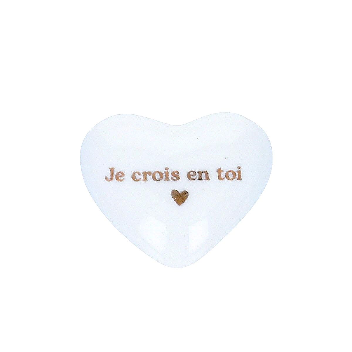 coeur porte-bonheur - Je crois en toi