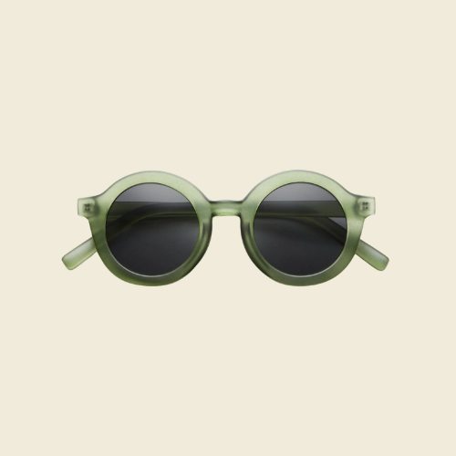 Lunettes adulte - Ronde vert olive