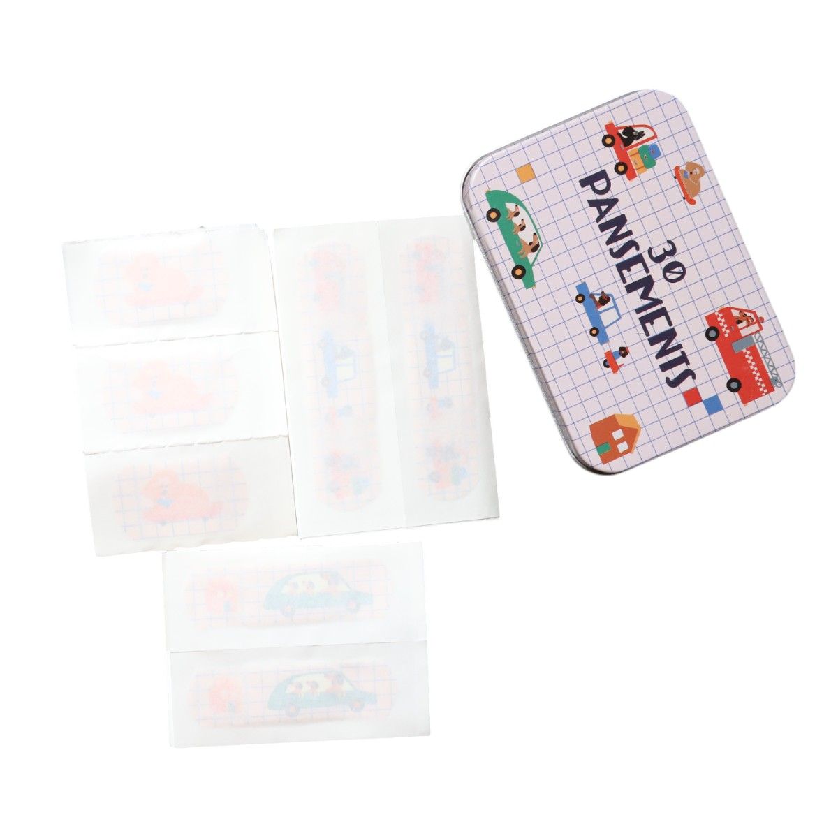 Boite de 30 pansements - Voitures