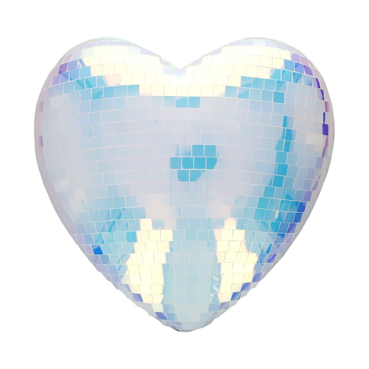 Coeur mural facette - holographique