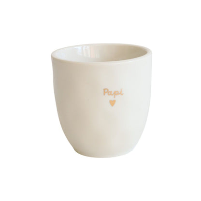 Tasse message - Papi coeur gold