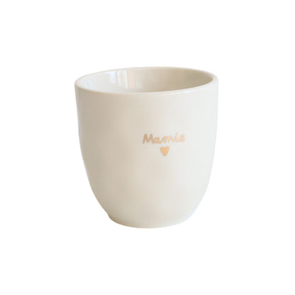 Tasse message - Mamie coeur gold