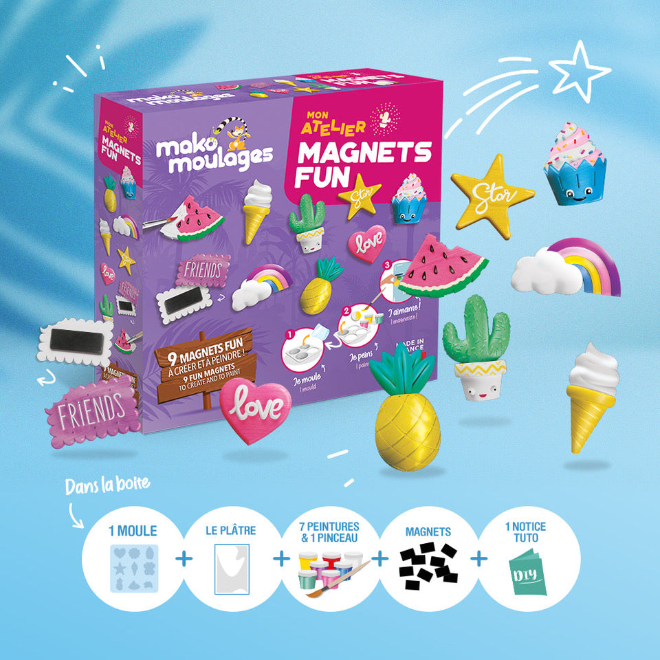 Atelier moulage - Magnets fun