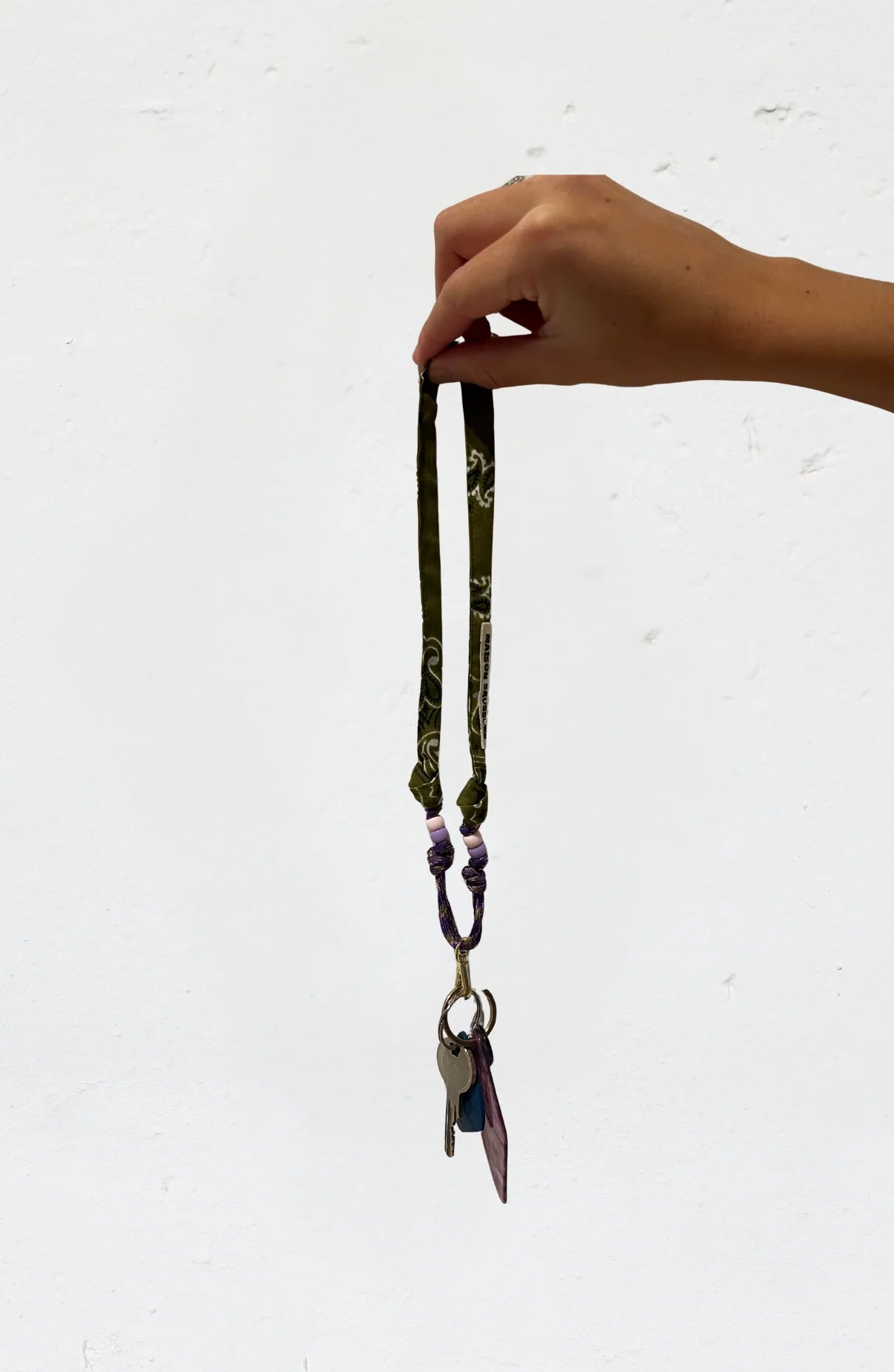 Mini cordon bandana - vert olive