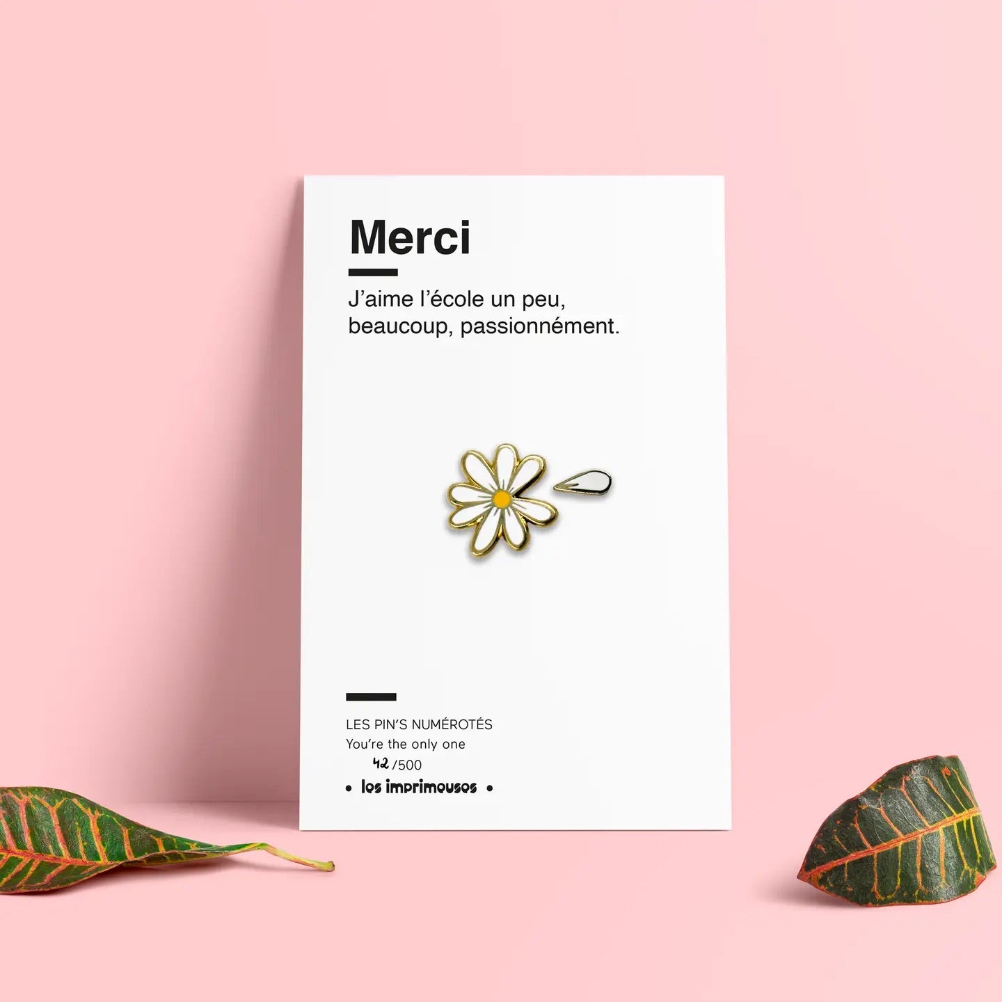 Pin's Merci - Marguerite
