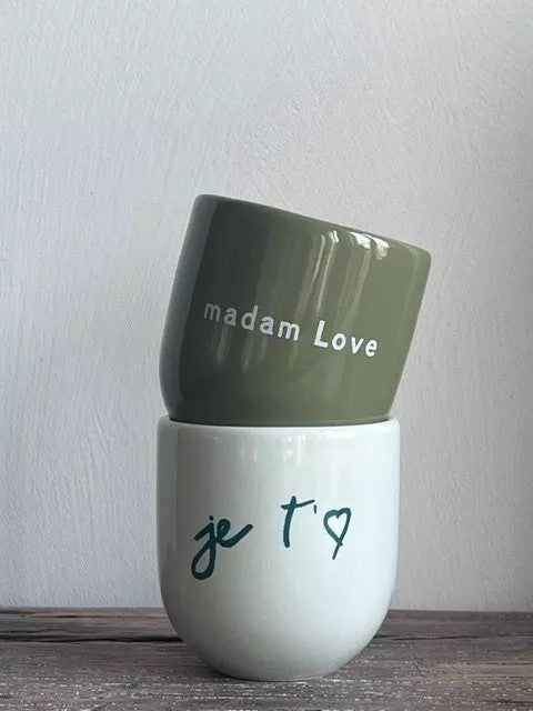 Mug vert - Je t'aime