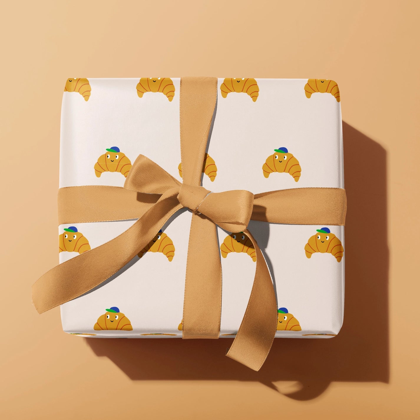 Papier cadeau - Croissants