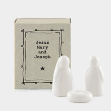 Mini boîte crèche - Jesus, Mary and joseph