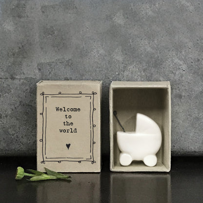 Mini boîte poussette - Welcome to the world