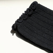 Chaussettes - torsadées noir