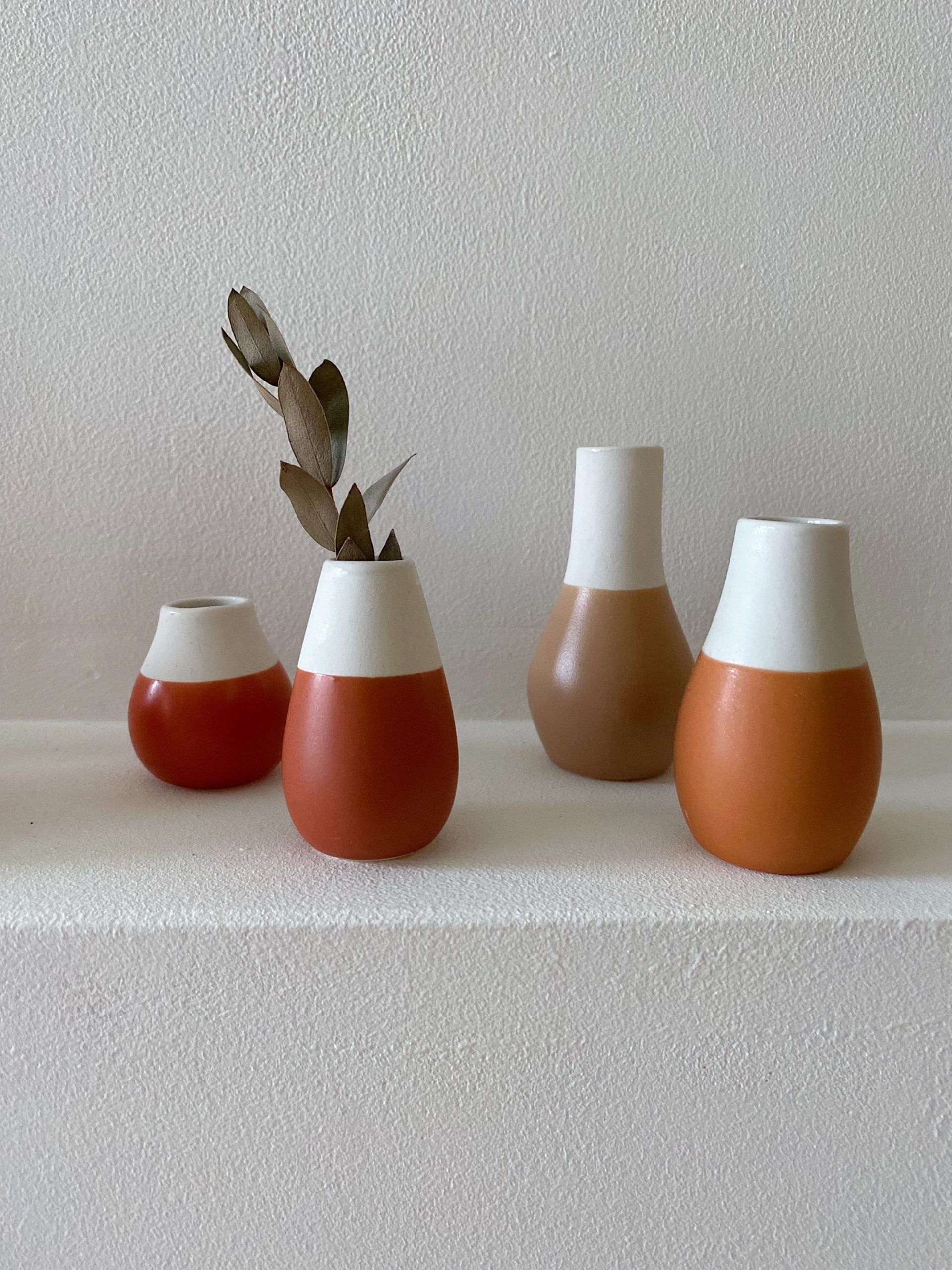 Set de 4 mini vases - Terracotta