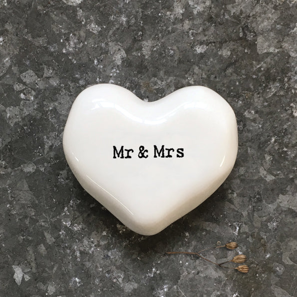 Coeur porte bonheur - Mr & Mrs
