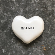 Coeur porte bonheur - Mr & Mrs