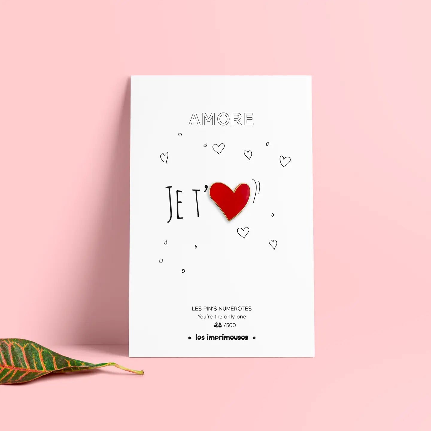 Pin's Amore - Coeur rouge