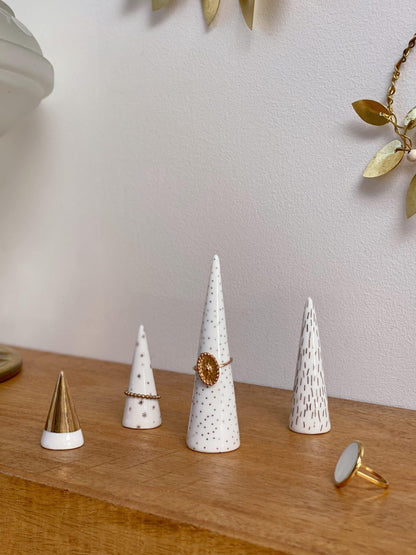 Minis sapins porte-bagues - Céramique