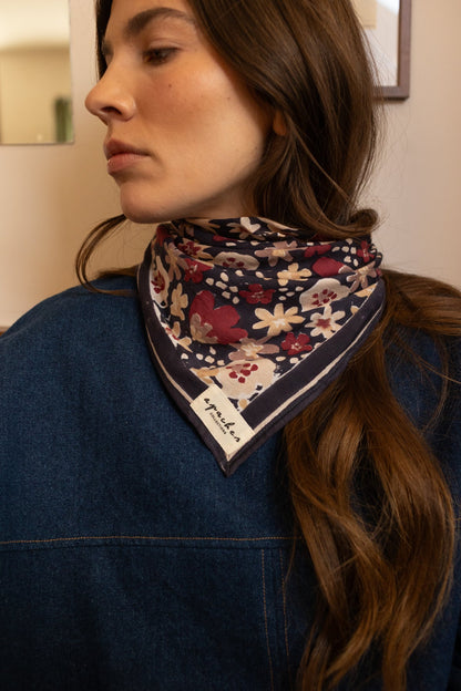 Petit foulard Manika - Polly Coal