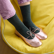 Chaussettes pailletées 36/40 - Green