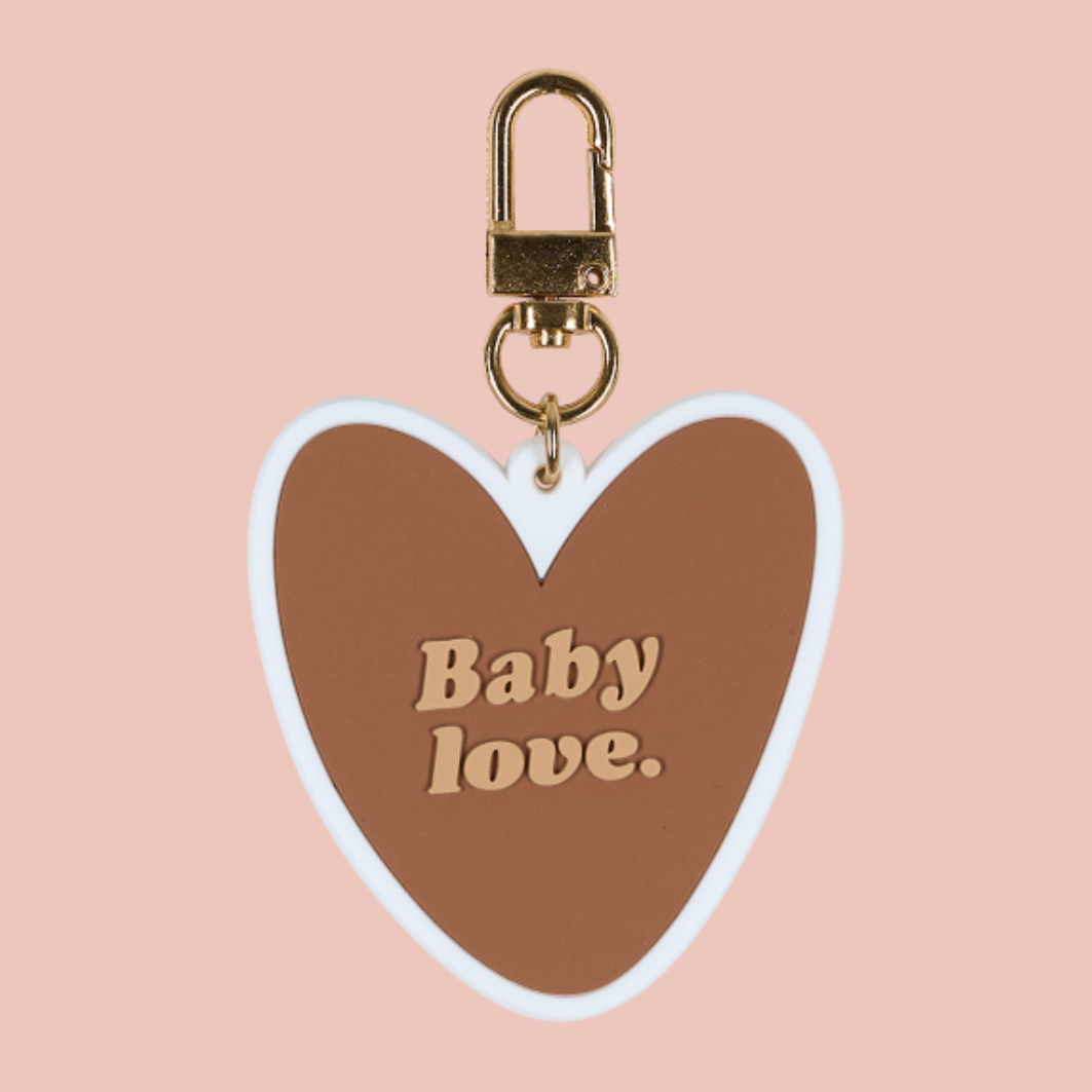 Porte-clés marron - Baby love