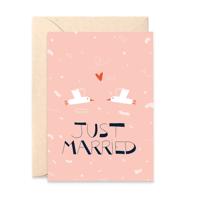 Carte - Just married colombe
