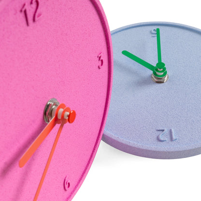 Horloge ronde - Rose