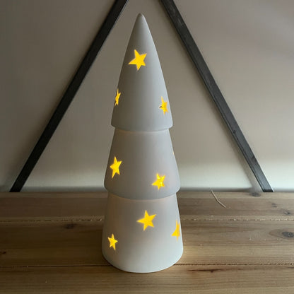 Sapin étoiles céramique
