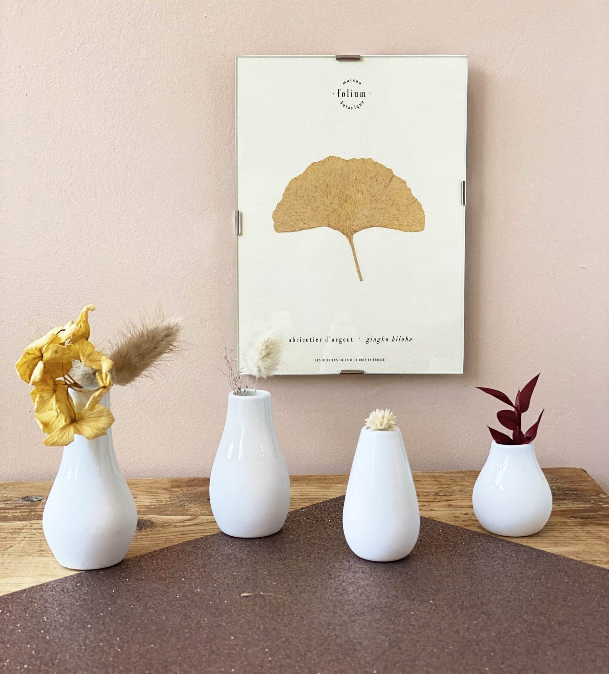 Set de 4 mini vases - Blanc