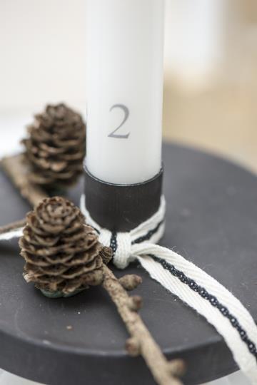 Set de 24 bougies numérotées - ⌀ 2,2 cm